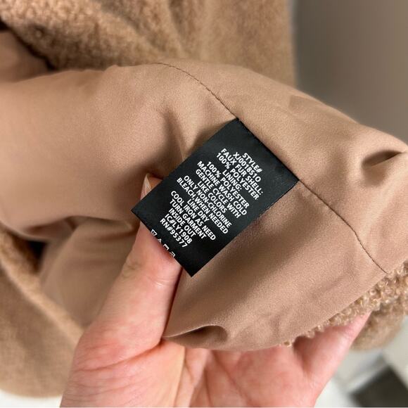 Sanctuary Button Front Teddy Knit Jacket Size XL - Picture 8 of 9